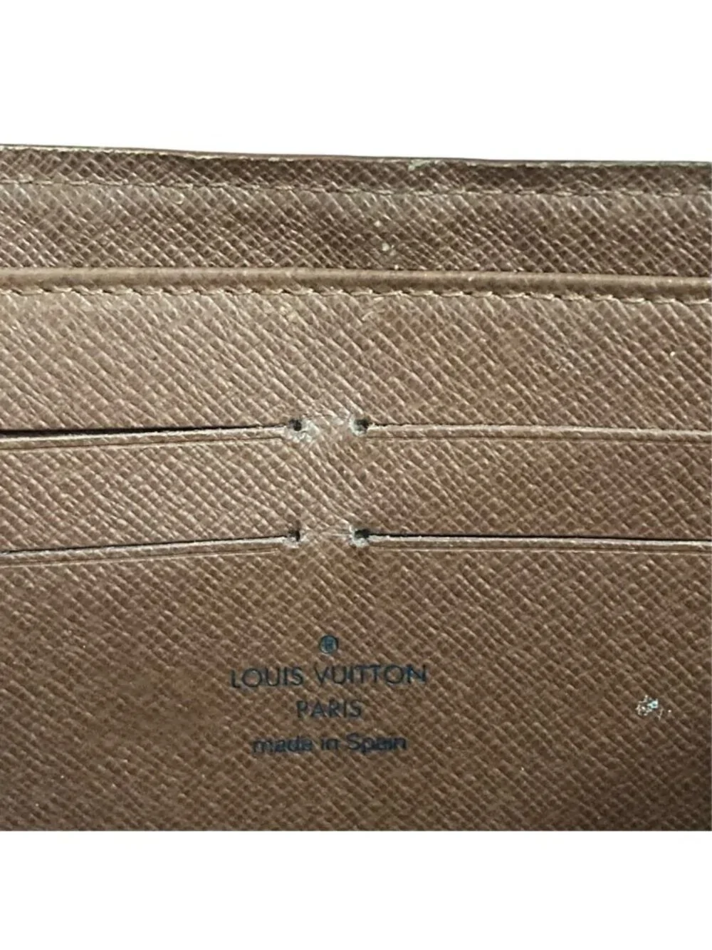 Louis Vuitton Monogram Zippy Wallet Zip Around Brown